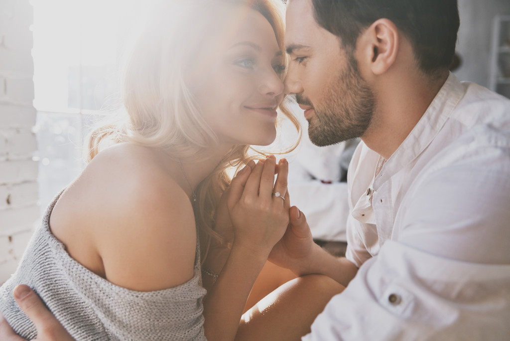 engaged couple