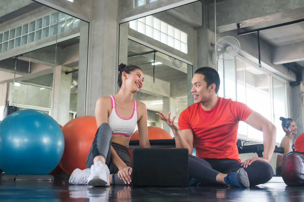 couple on fitness program