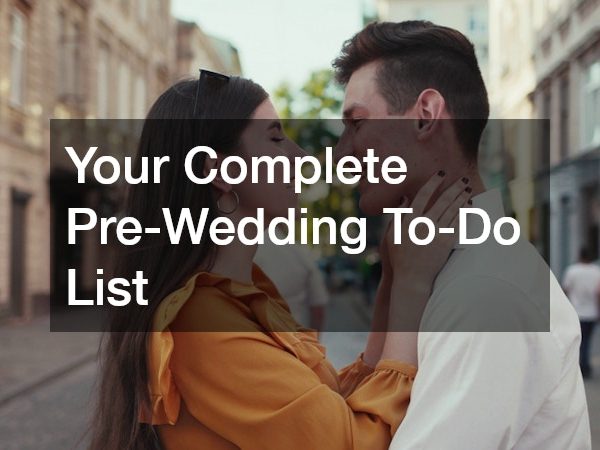 Your Complete Pre-Wedding To-Do List